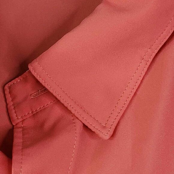 Under Armour Shirt Orange Heat Gear Loose Short Sleeve Button Down Men Size 3XL - Picture 6 of 12